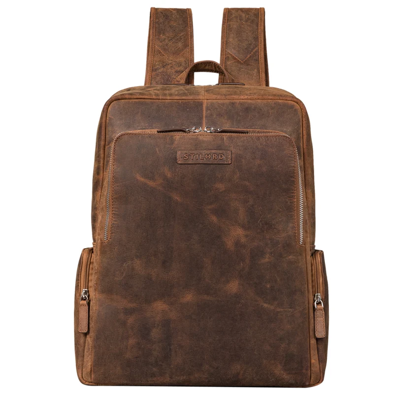 "Ocean" Moderner Laptop Rucksack Leder