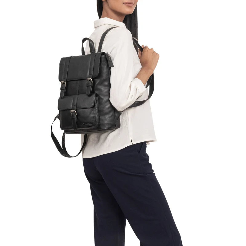 "Franka" Kleiner Lederrucksack Vintage