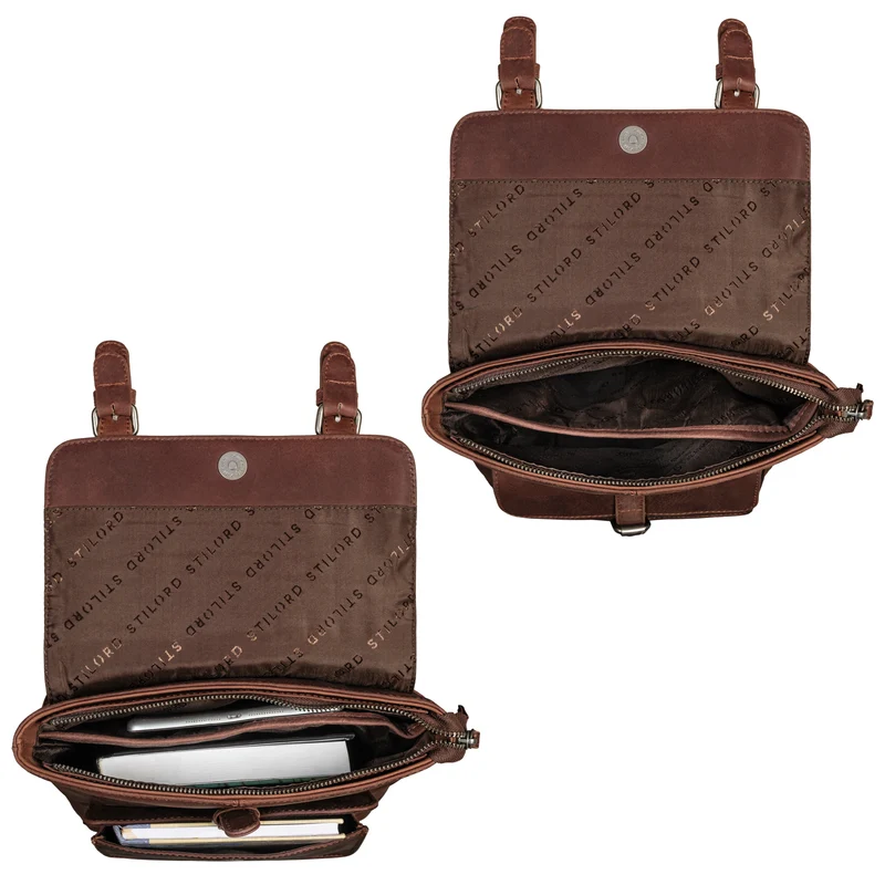 "Franka" Kleiner Lederrucksack Vintage