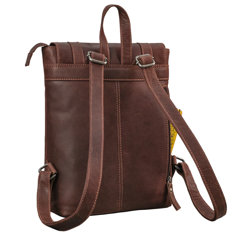 "Franka" Kleiner Lederrucksack Vintage