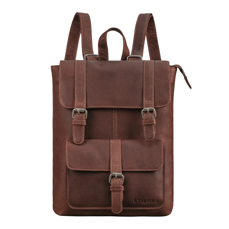 "Franka" Kleiner Lederrucksack Vintage