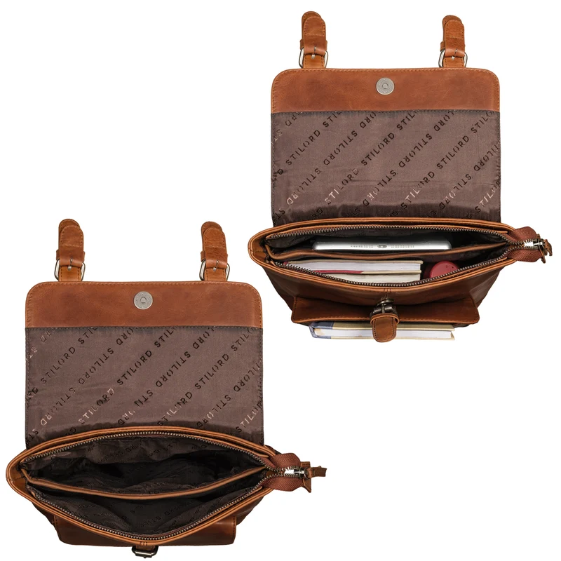 "Franka" Kleiner Lederrucksack Vintage