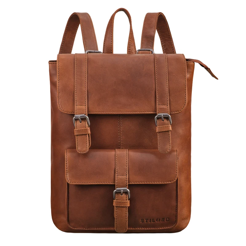 "Franka" Kleiner Lederrucksack Vintage