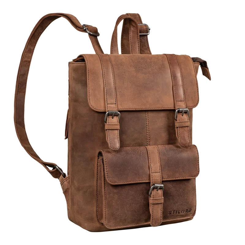"Franka" Kleiner Lederrucksack Vintage