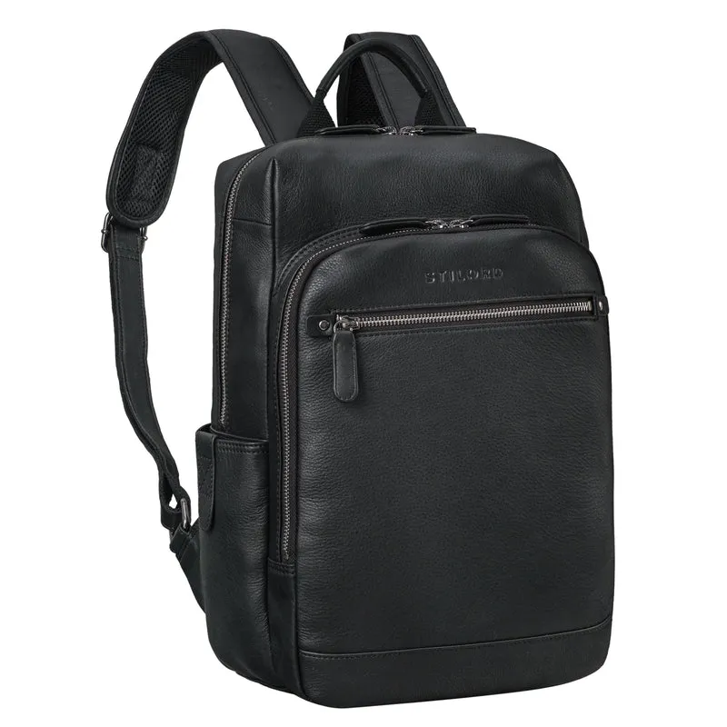 "Yuki" Business Lederrucksack Herren für 13.3 Zoll Laptop mittel-groß