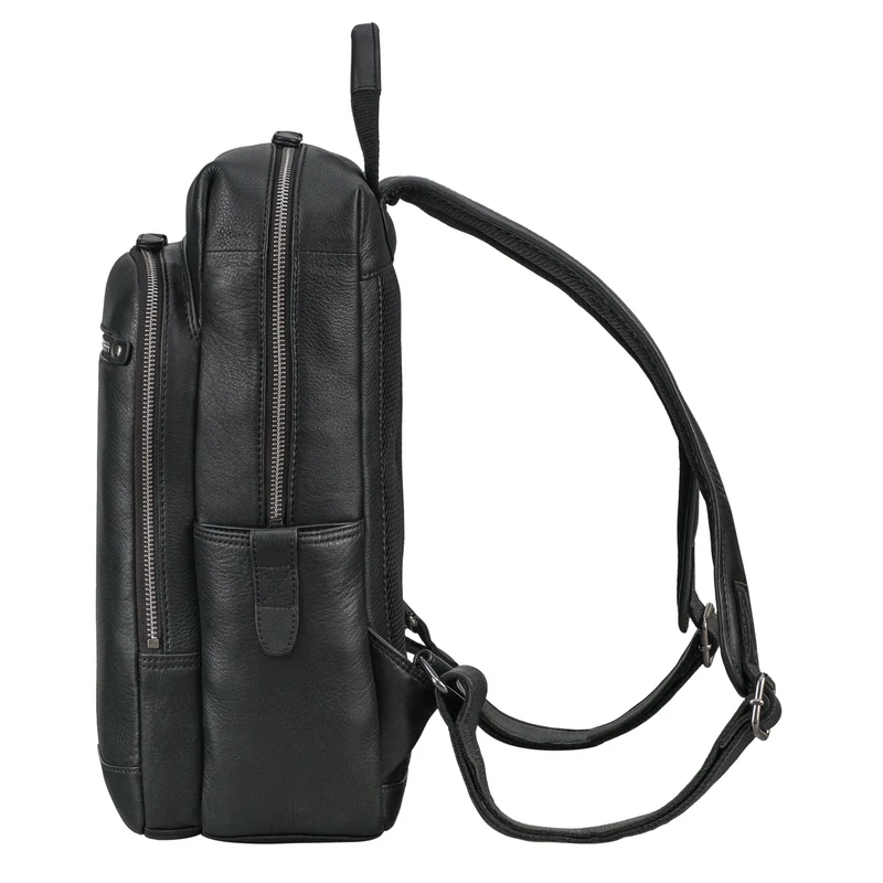 "Yuki" Business Lederrucksack Herren für 13.3 Zoll Laptop mittel-groß