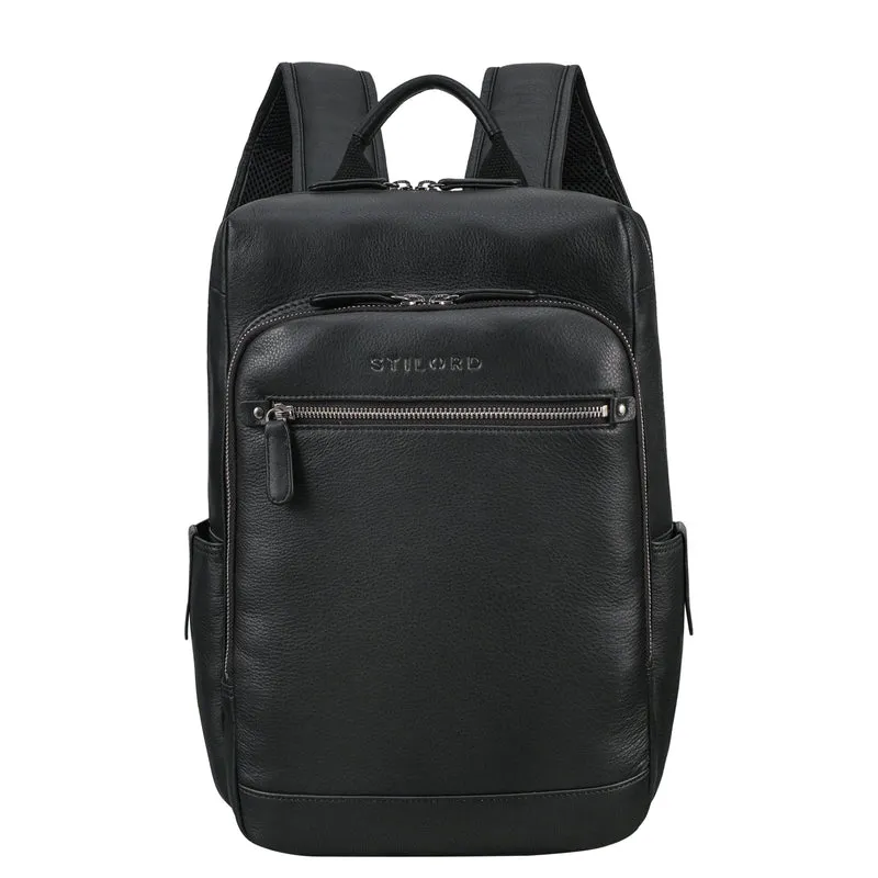 "Yuki" Business Lederrucksack Herren für 13.3 Zoll Laptop mittel-groß