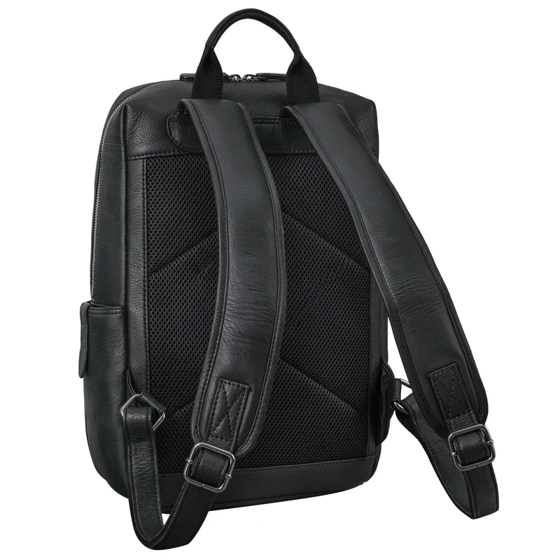"Yuki" Business Lederrucksack Herren für 13.3 Zoll Laptop mittel-groß