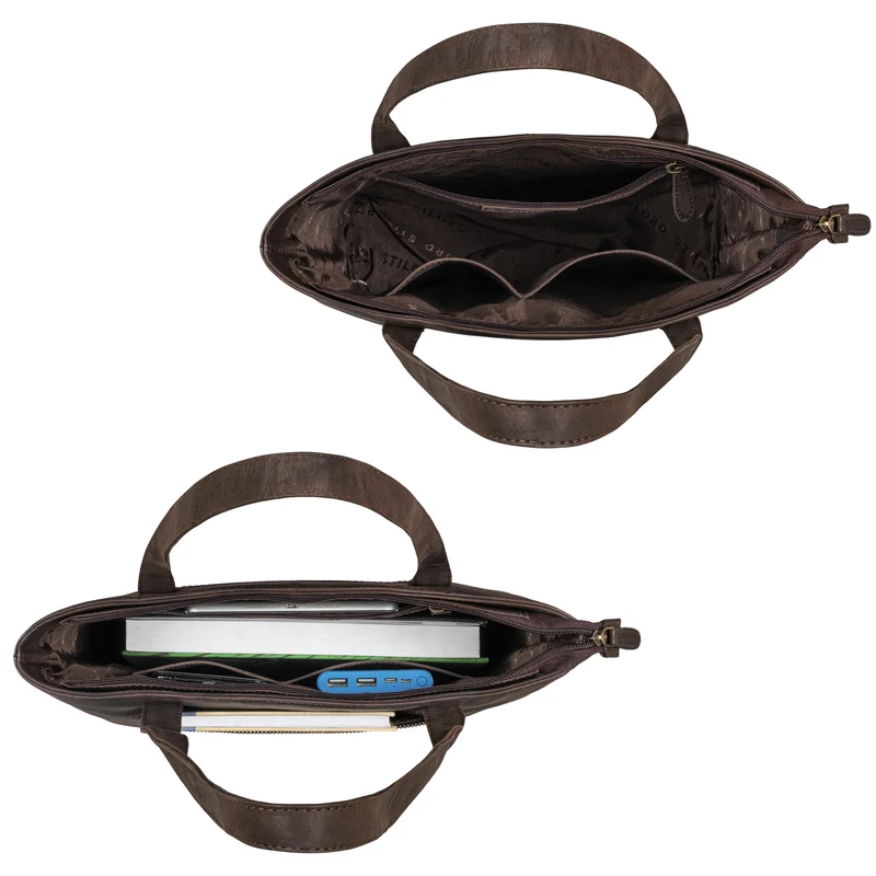 "Aveline" Shopper Damen Handtasche Klein Leder