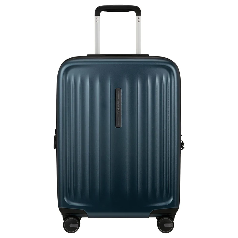 Samsonite Fyrm - 4-Rollen-Kabinentrolley 55 cm erw. (steel blue)