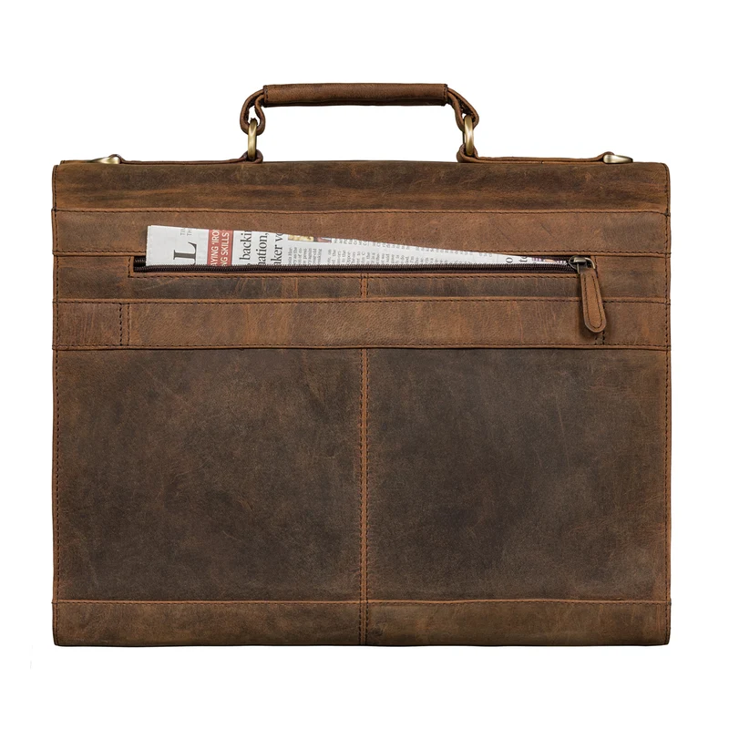 "Ludger" Leder Laptoptasche 15,6 Zoll