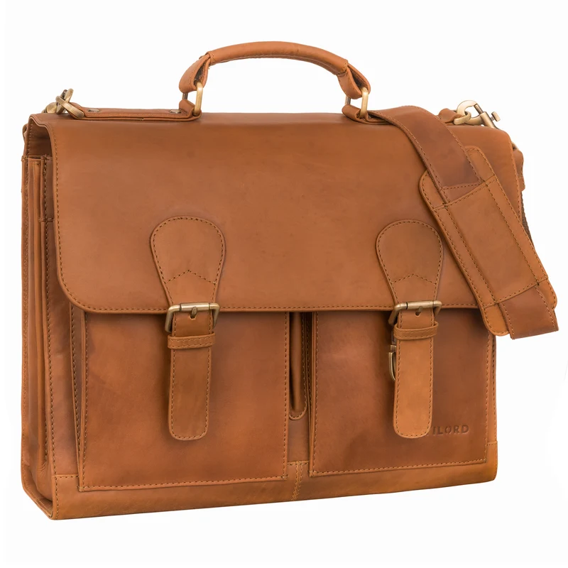 "Ludger" Leder Laptoptasche 15,6 Zoll