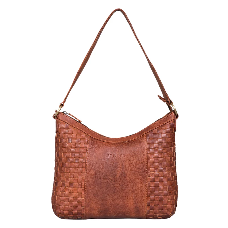 "Katharina" Elegante Hobo Bag geflochtenes Leder