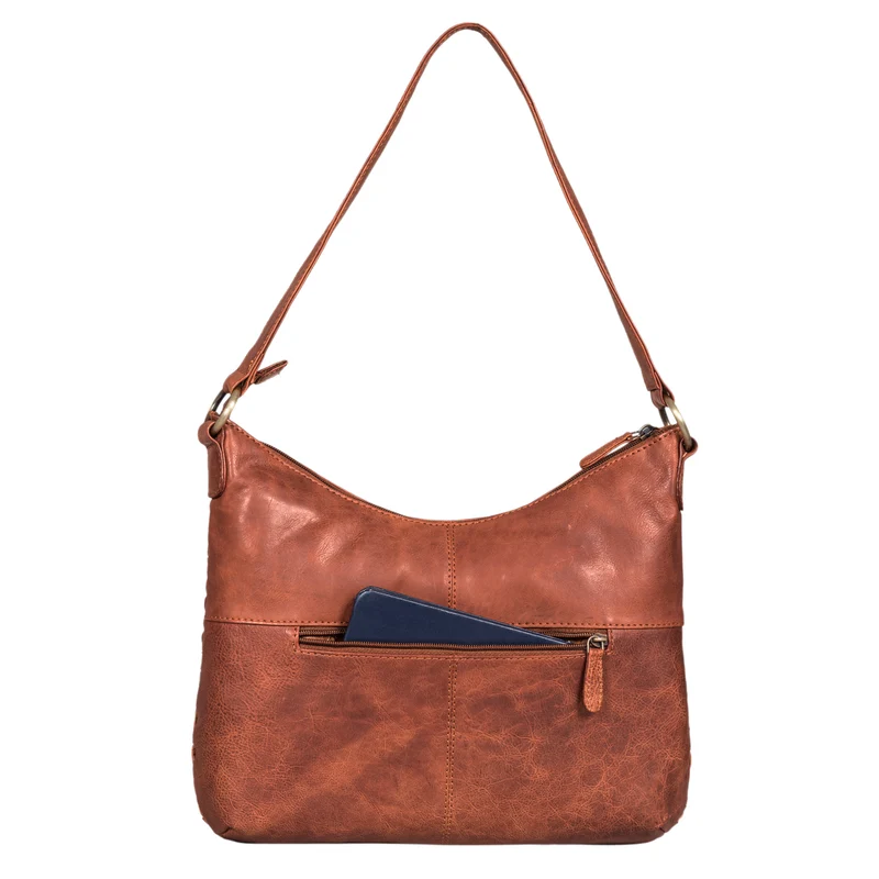"Katharina" Elegante Hobo Bag geflochtenes Leder