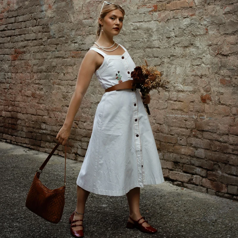"Katharina" Elegante Hobo Bag geflochtenes Leder