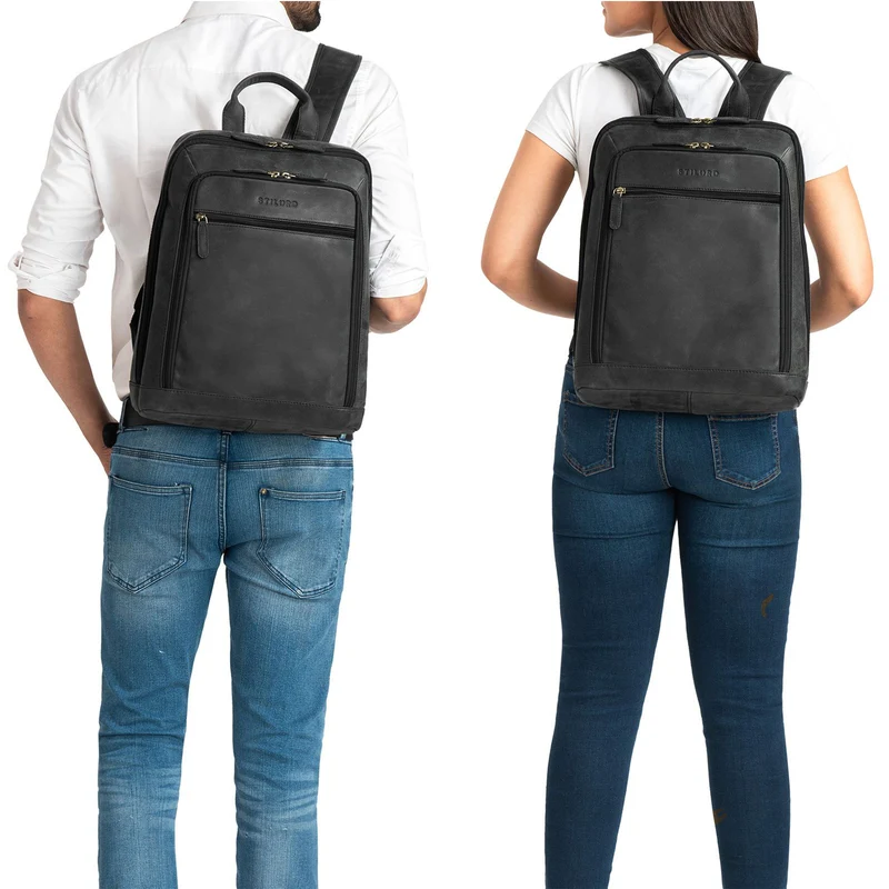 B-WARE "Watson" Laptop Rucksack 15.6 Zoll Leder