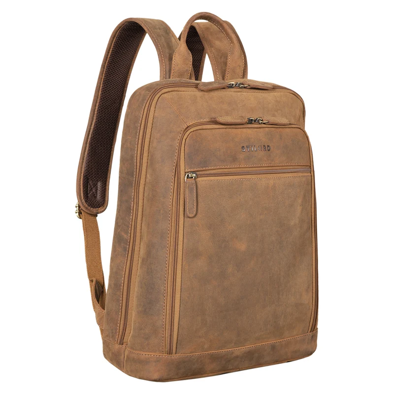 B-WARE "Watson" Laptop Rucksack 15.6 Zoll Leder
