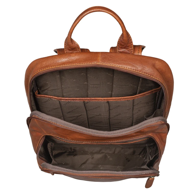 B-WARE "Watson" Laptop Rucksack 15.6 Zoll Leder