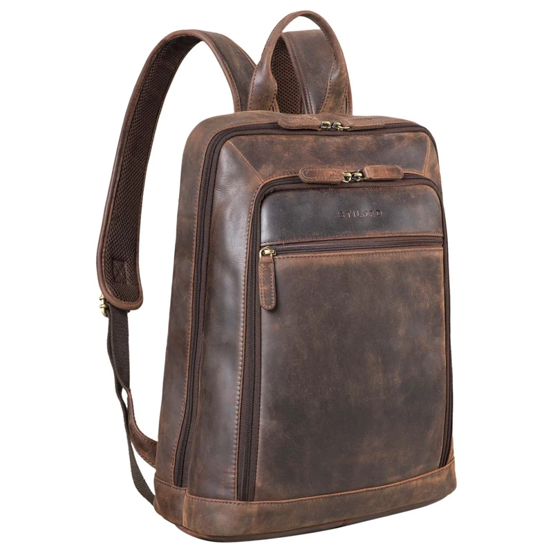 B-WARE "Watson" Laptop Rucksack 15.6 Zoll Leder