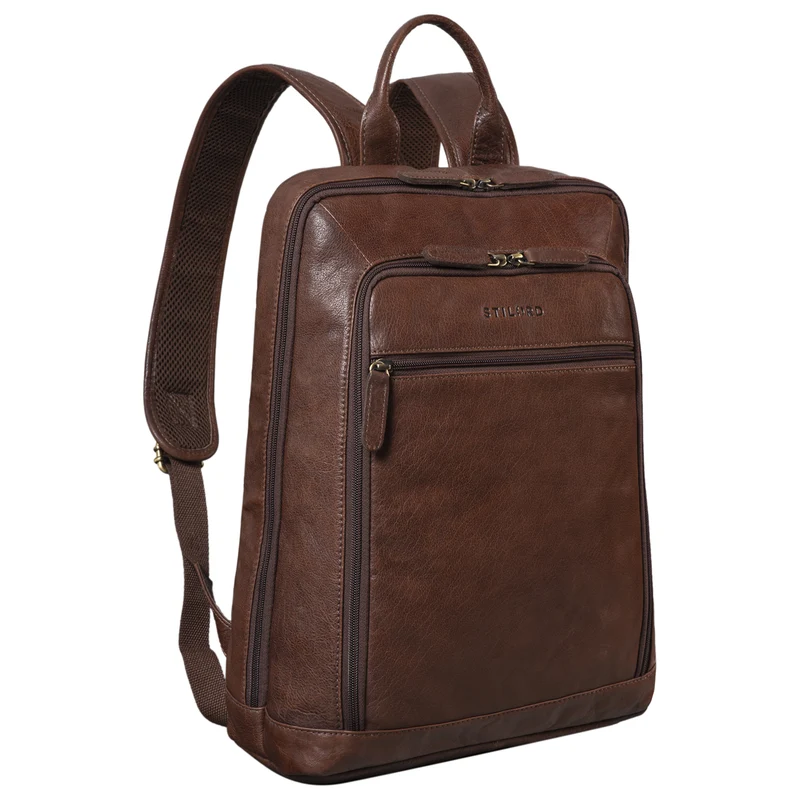 B-WARE "Watson" Laptop Rucksack 15.6 Zoll Leder