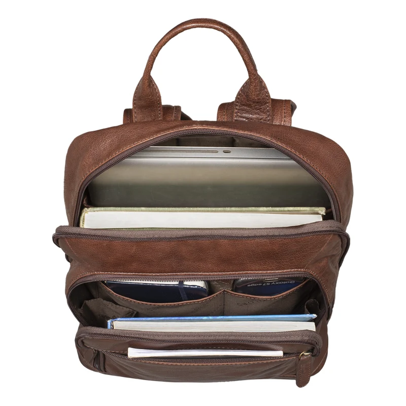 B-WARE "Watson" Laptop Rucksack 15.6 Zoll Leder