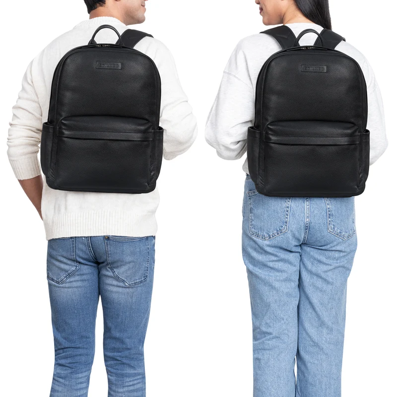 "Alois" Klassischer Laptop Rucksack 15 Zoll Leder