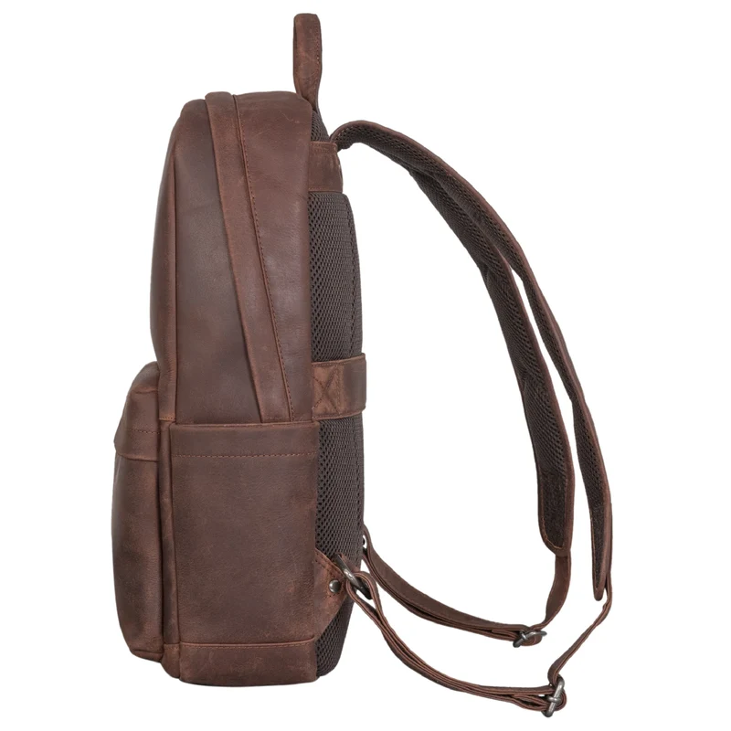 "Alois" Klassischer Laptop Rucksack 15 Zoll Leder