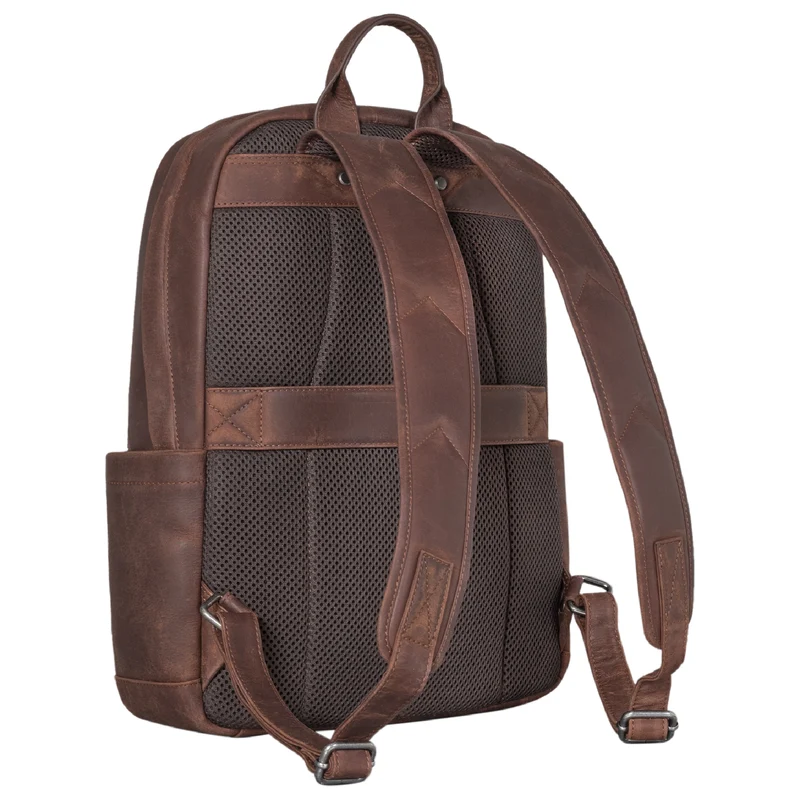 "Alois" Klassischer Laptop Rucksack 15 Zoll Leder