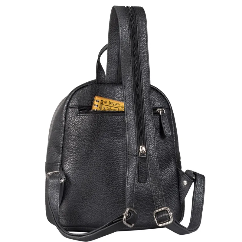 "Elonora" Vintage Leder Rucksack Tasche 2 in 1 Damen