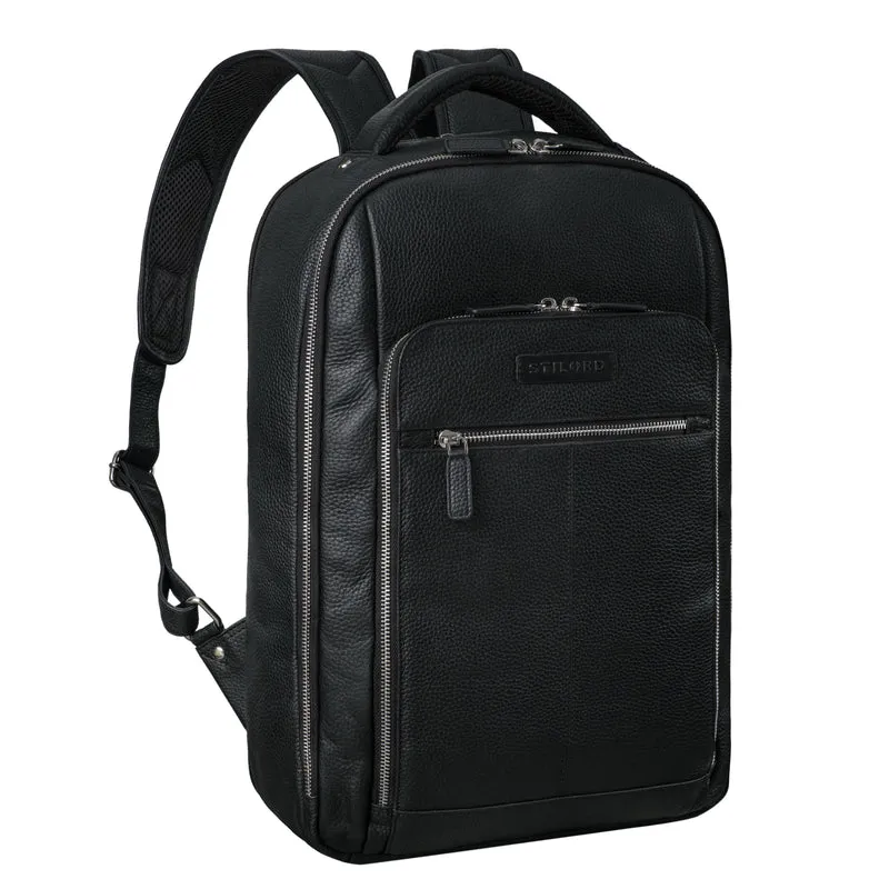 "Gustav" Leder-Rucksack mit Laptop-Fach 15 - 16 Zoll Damen Herren groß