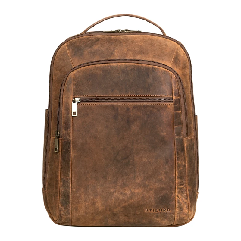 B-WARE "Floyd" Laptop-Rucksack 16 Zoll Leder