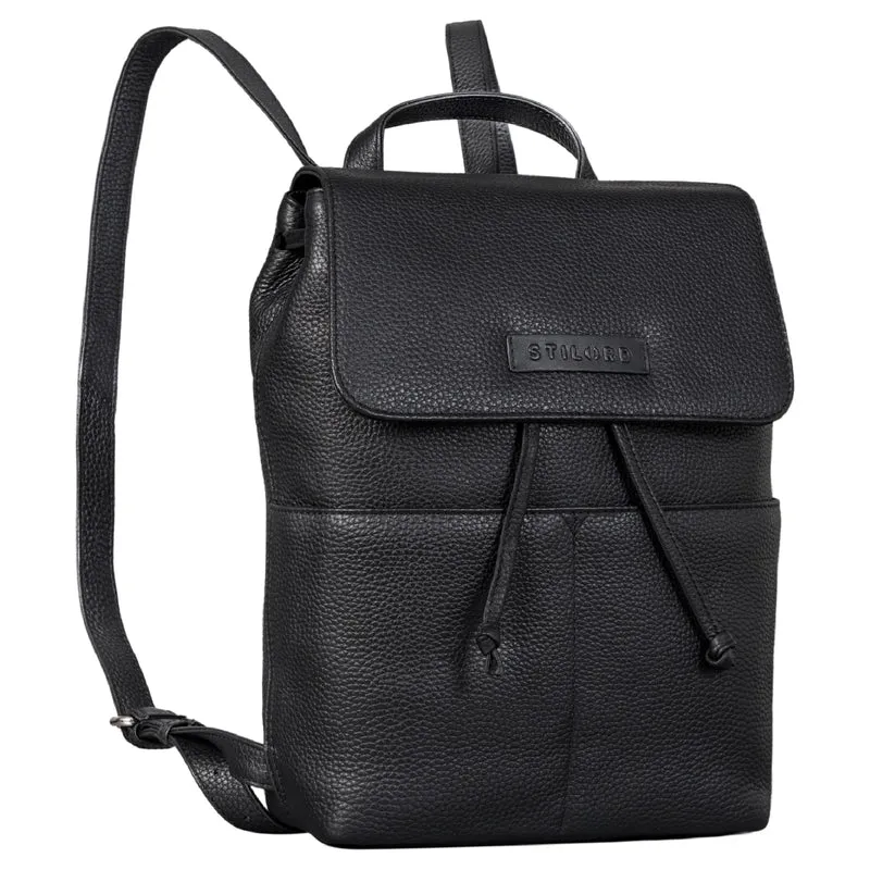 "Effi" Eleganter Rucksack Damen Klein Leder