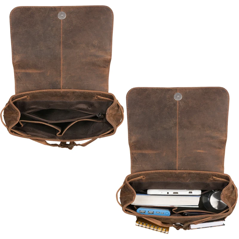 "Effi" Eleganter Rucksack Damen Klein Leder