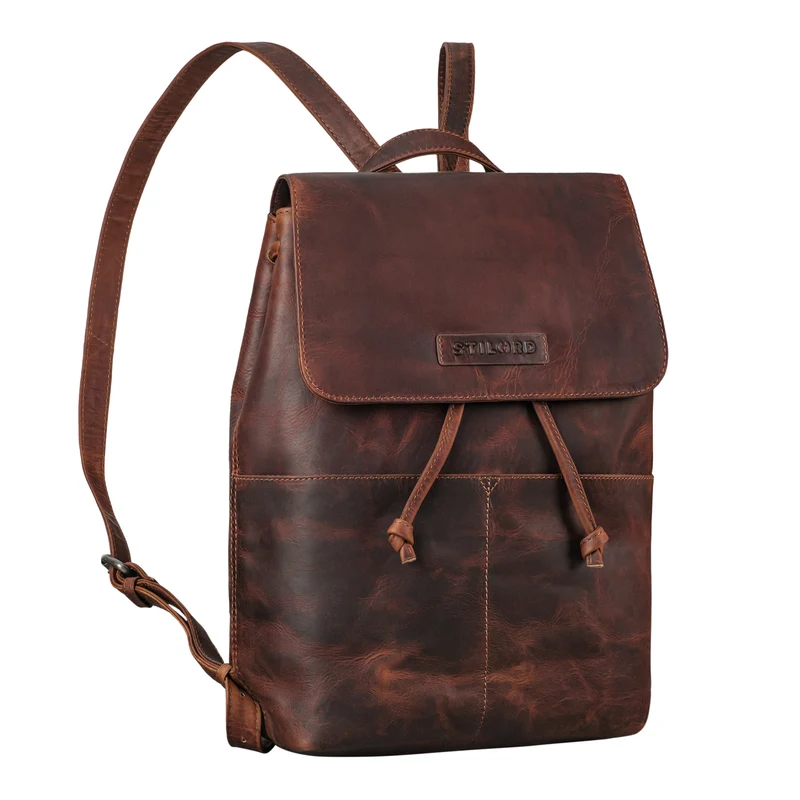 "Effi" Eleganter Rucksack Damen Klein Leder