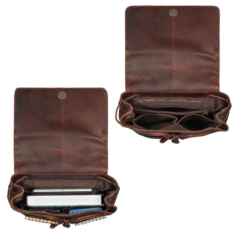 "Effi" Eleganter Rucksack Damen Klein Leder