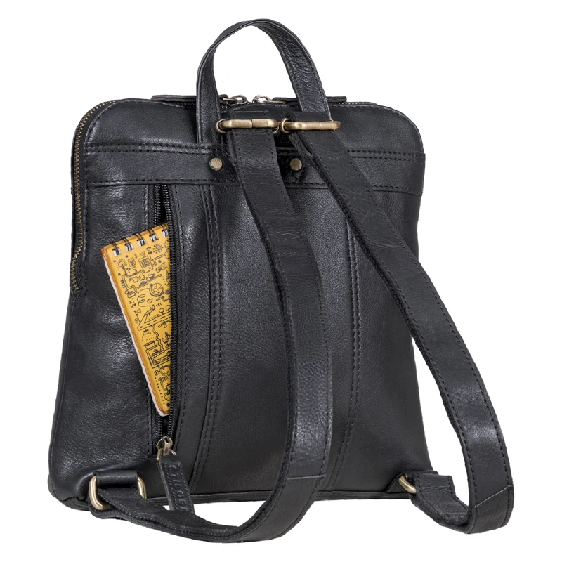 "Marlene" Leder Rucksack Damen Elegant