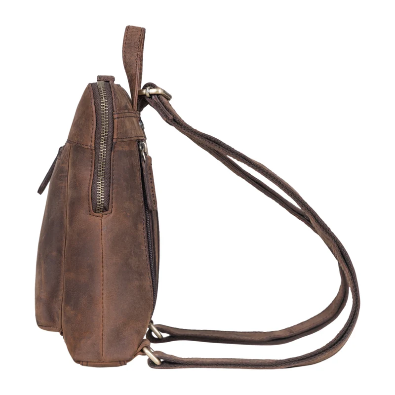 "Marlene" Leder Rucksack Damen Elegant