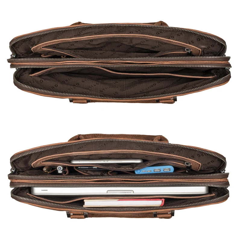 "Jill" Businesstasche Leder Damen Laptop