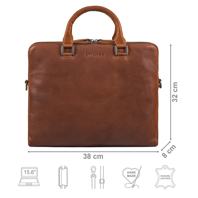 "Jill" Businesstasche Leder Damen Laptop