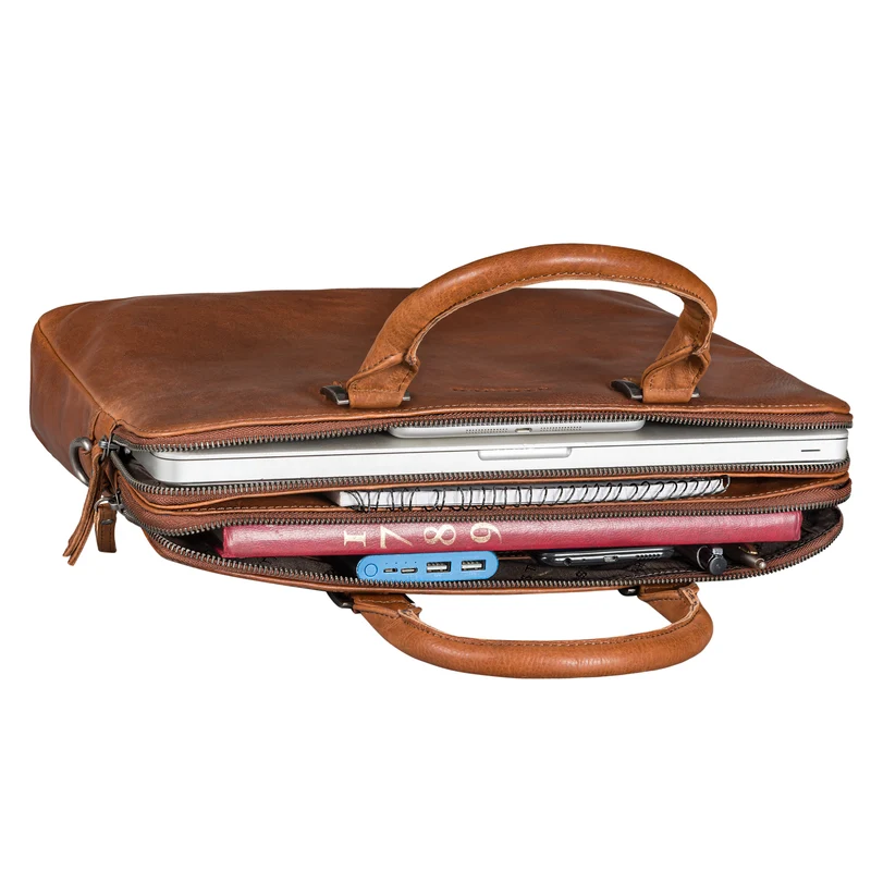 "Jill" Businesstasche Leder Damen Laptop
