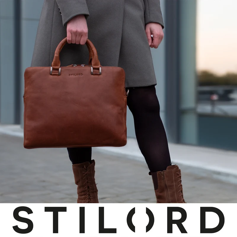 "Jill" Businesstasche Leder Damen Laptop
