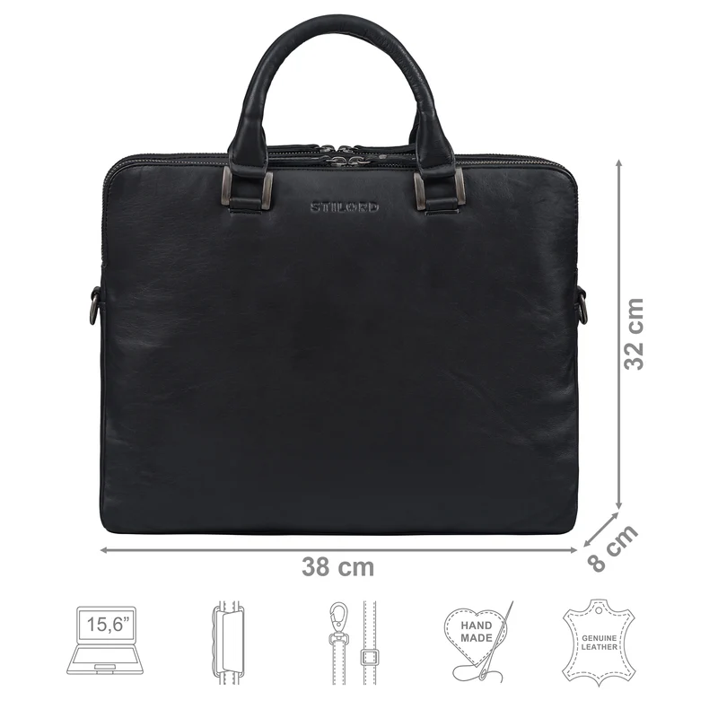 "Jill" Businesstasche Leder Damen Laptop