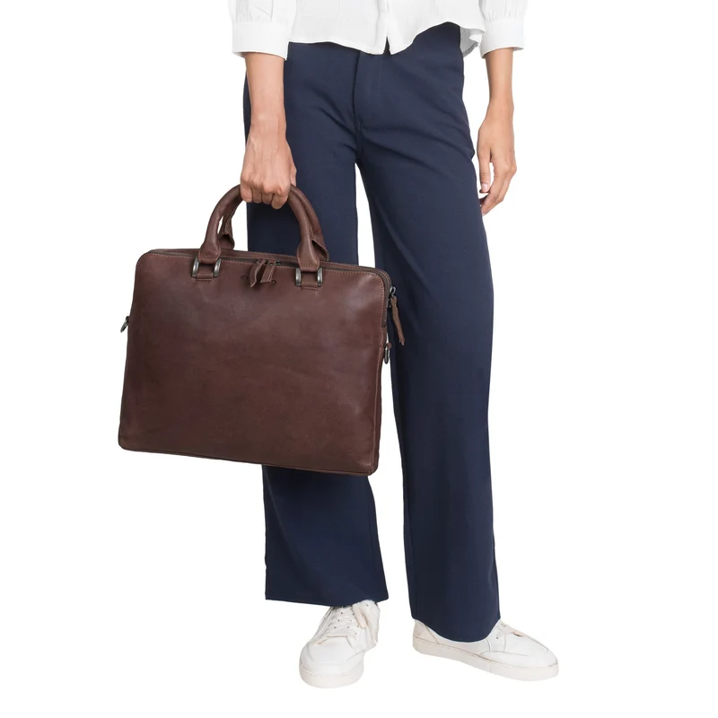 "Jill" Businesstasche Leder Damen Laptop