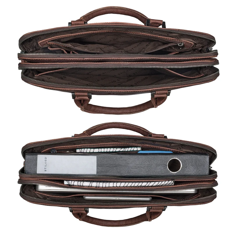 "Jill" Businesstasche Leder Damen Laptop