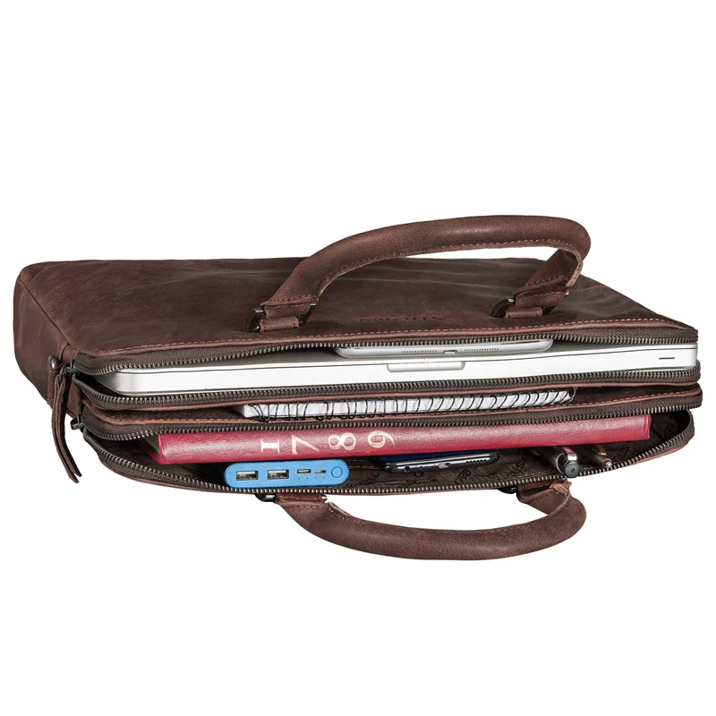"Jill" Businesstasche Leder Damen Laptop
