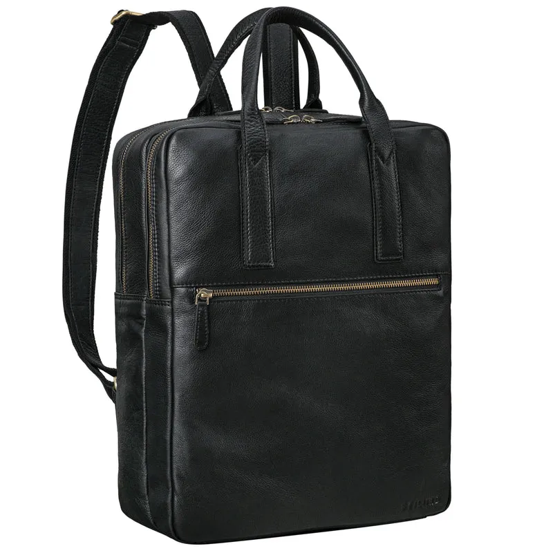 "Boris" Leder Business Rucksack mit Henkel