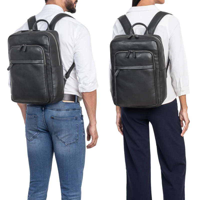 "Oliver" Business Rucksack Herren Leder Groß mit 16 Zoll Laptopfach