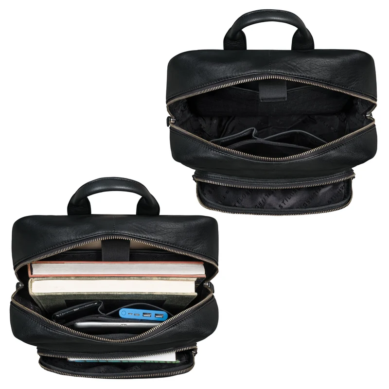 "Oliver" Business Rucksack Herren Leder Groß mit 16 Zoll Laptopfach