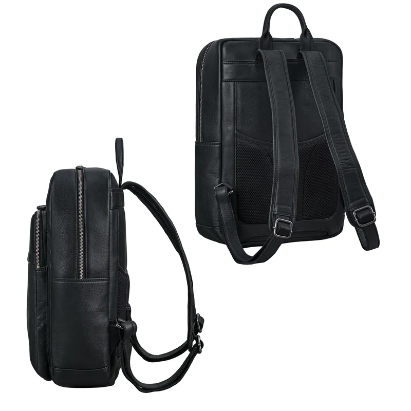"Oliver" Business Rucksack Herren Leder Groß mit 16 Zoll Laptopfach