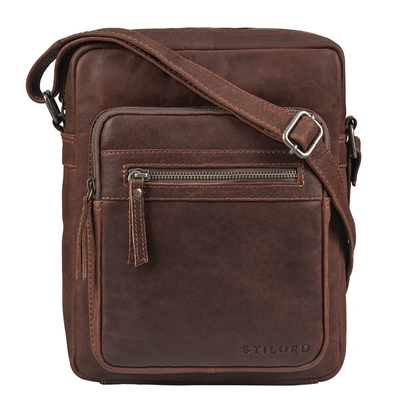 "Ringo" Leder Umhängetasche Herren Schultertasche